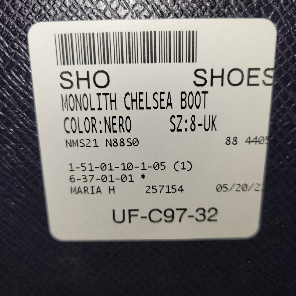 Prada Black Leather Men's Boots - Picture 5 of 5